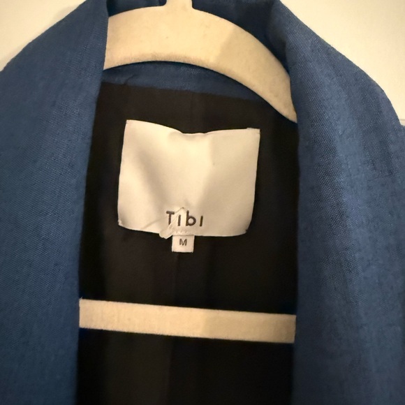 Tibi Navy Blazer with Adjustable Waist - Picture 2 of 5